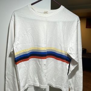 Brandy Melville/John Galt long sleeve white shirt one size.